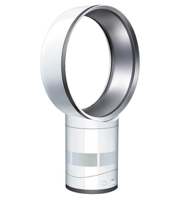 Dyson AM01 12" Air Multiplier Bladeless Table Fan White / Silver (Container Product Without Box) - Imported from UK